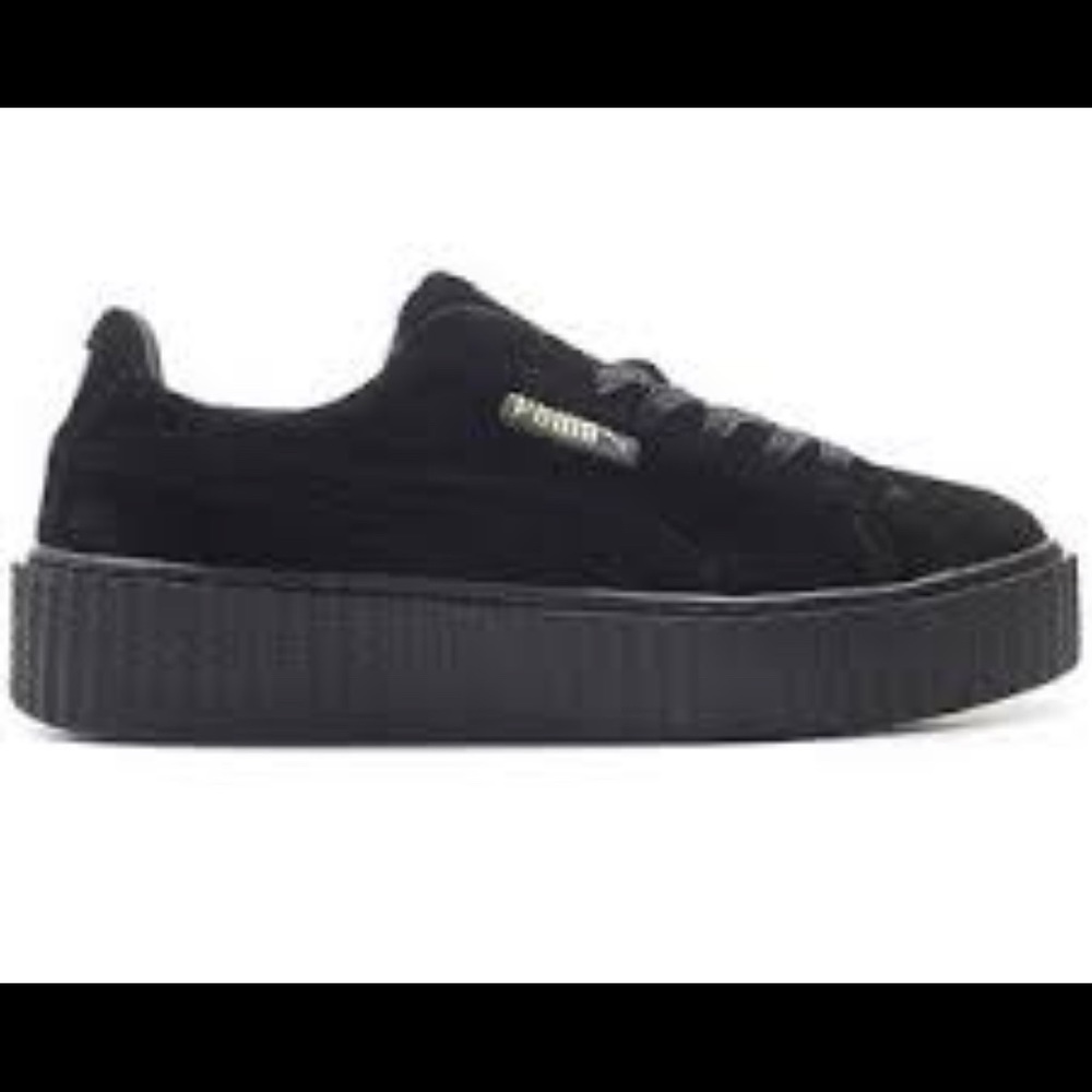 Rhianna Black Creeper Velvet
